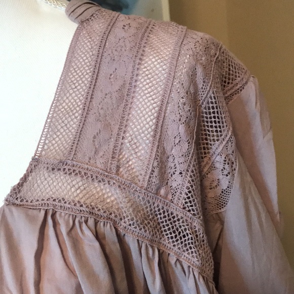 Free people lace button up top s - Picture 6 of 6
